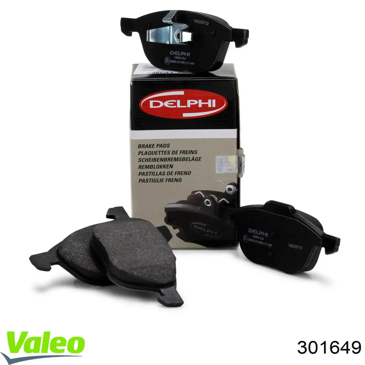 Pastillas de freno 301649 VALEO