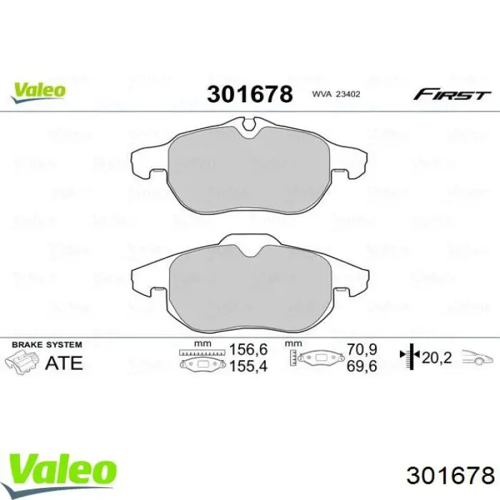 Pastillas de freno delanteras Opel Vectra
