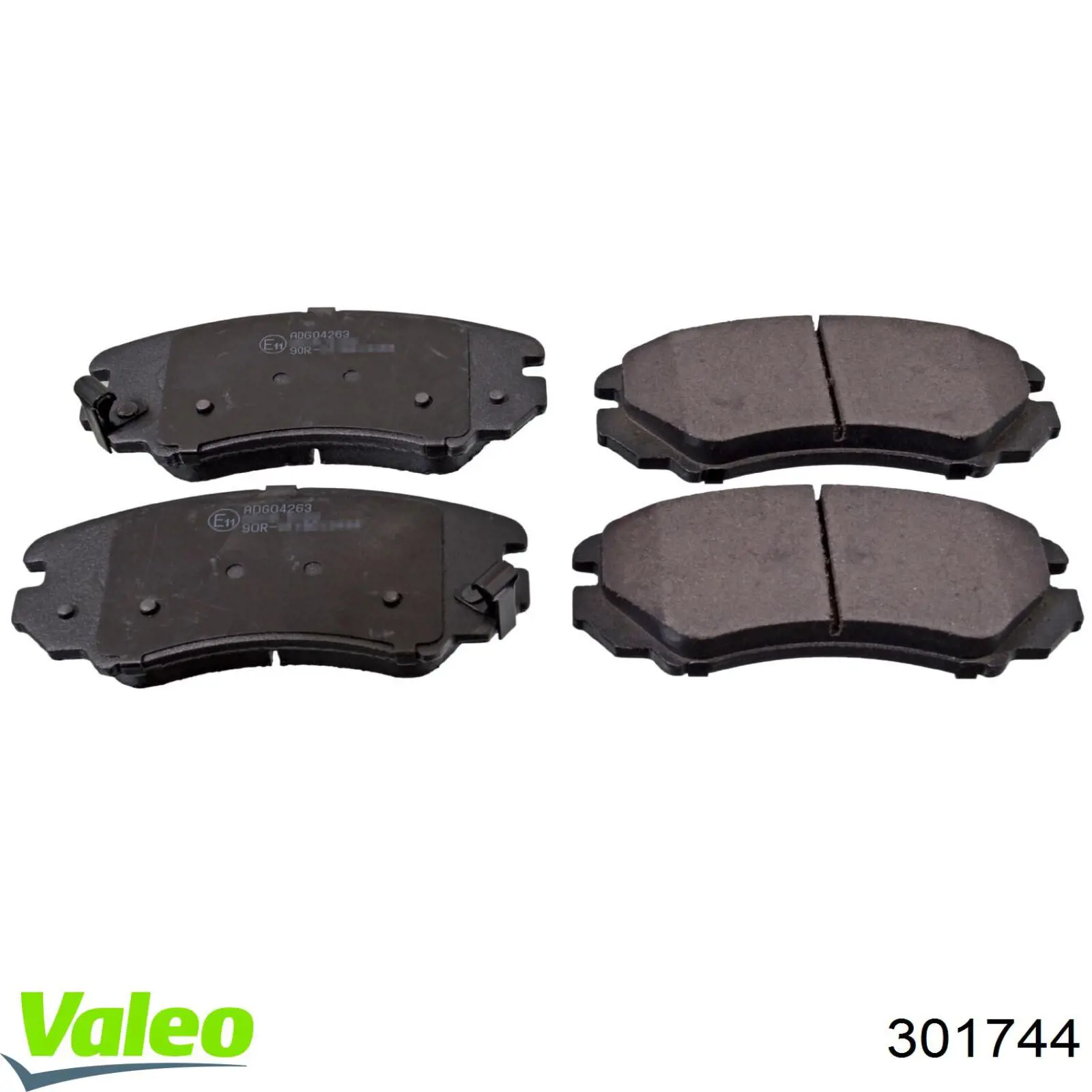 Pastillas de freno 301744 VALEO