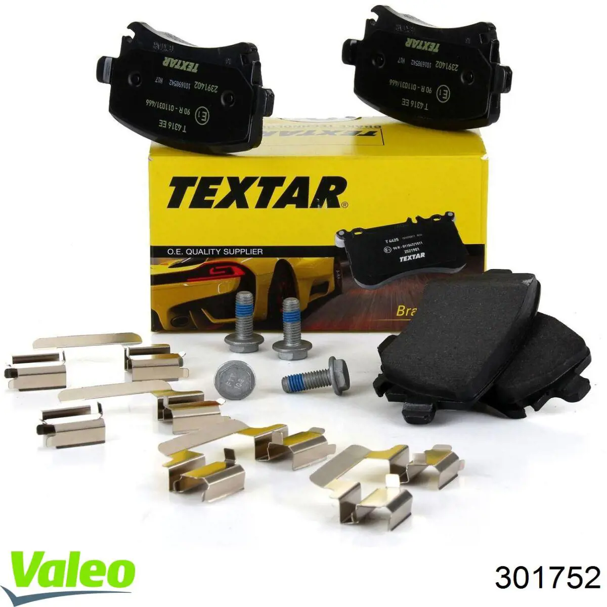 301752 VALEO Pastillas freno traseras