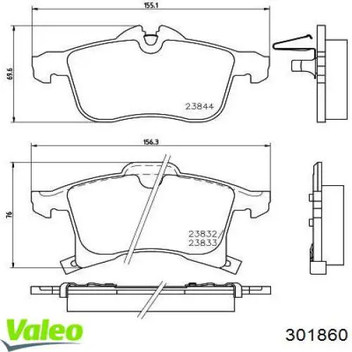 Pastillas de freno delanteras Opel Corsa X12