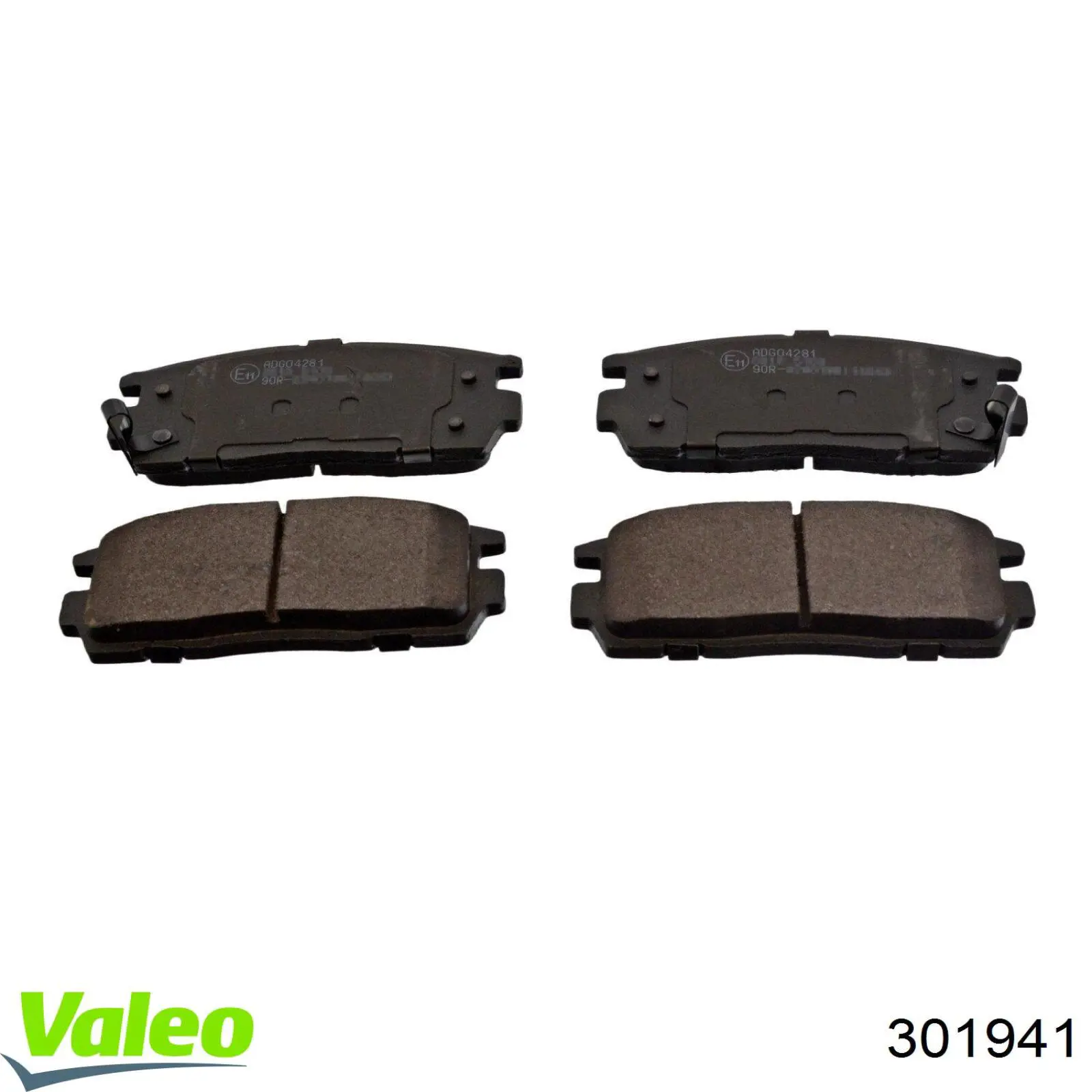 301941 VALEO pastillas de freno traseras