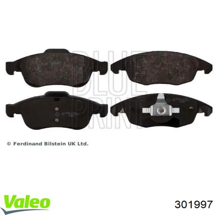 Pastillas de freno delanteras Citroen C4 UA