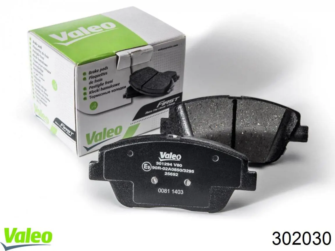 302030 VALEO pastillas de freno delanteras