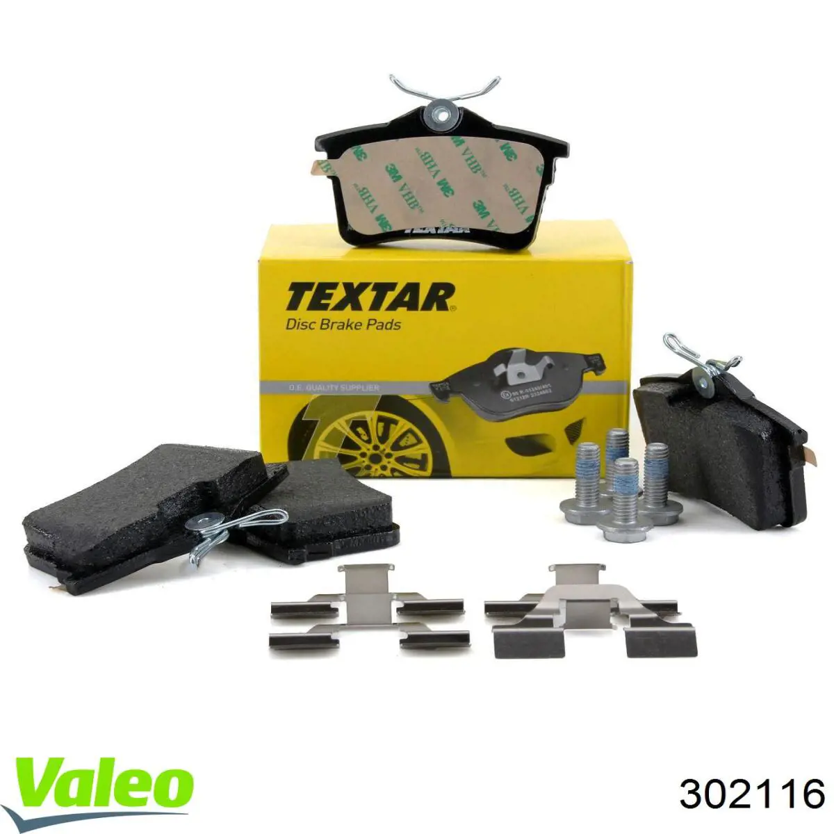 Pastillas de freno traseras 302116 VALEO