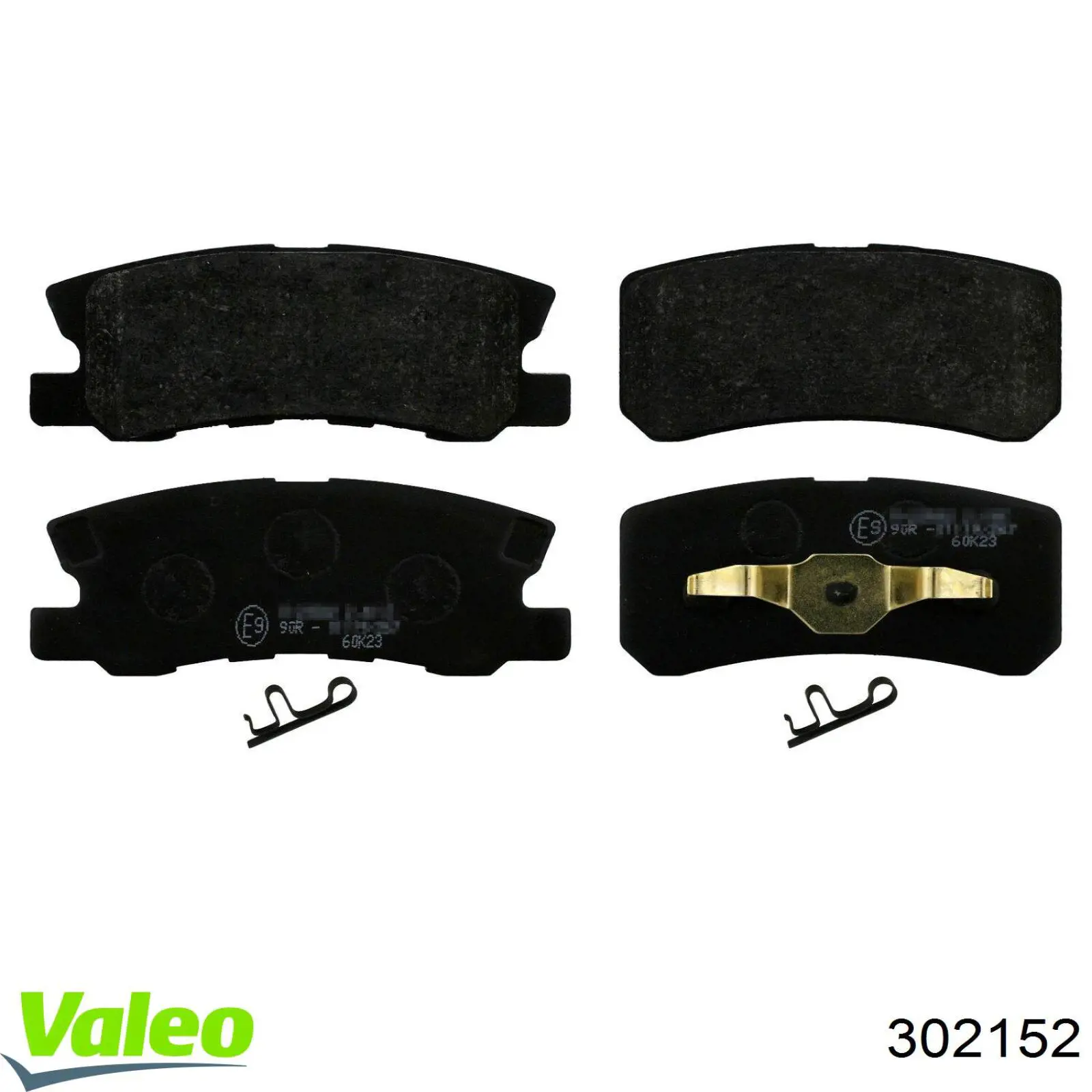 Pastillas traseras VALEO 302152
