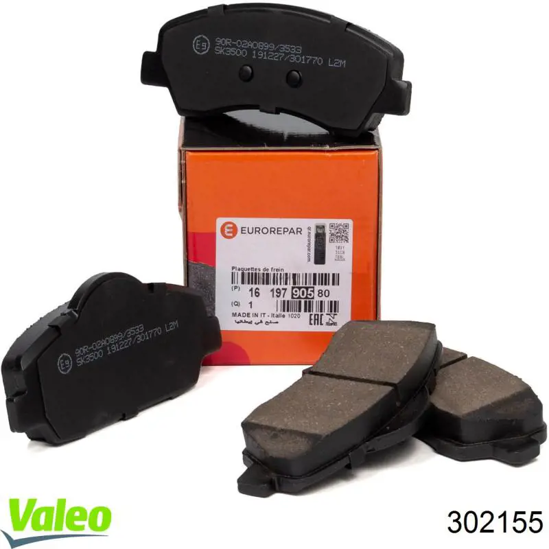 Pastillas de freno delanteras Citroen C4