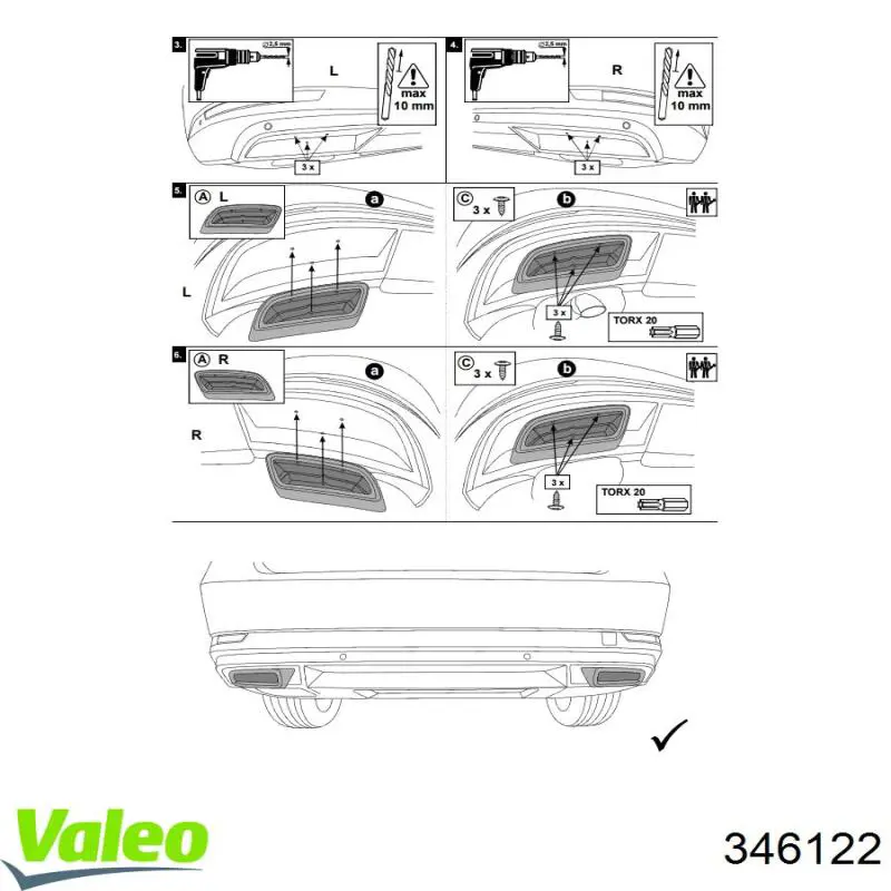 346122 VALEO juego de cables de encendido