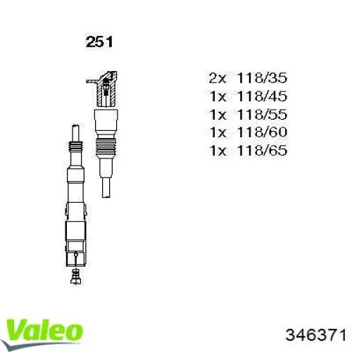 Cables de Bujías 078905531A VAG