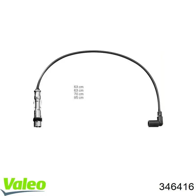 346416 VALEO juego de cables de encendido