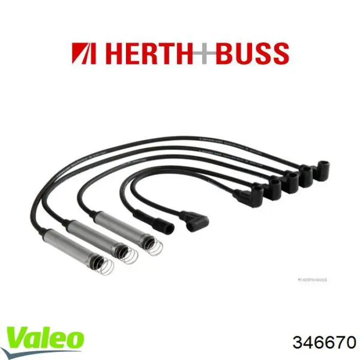 346670 VALEO cables de bujías