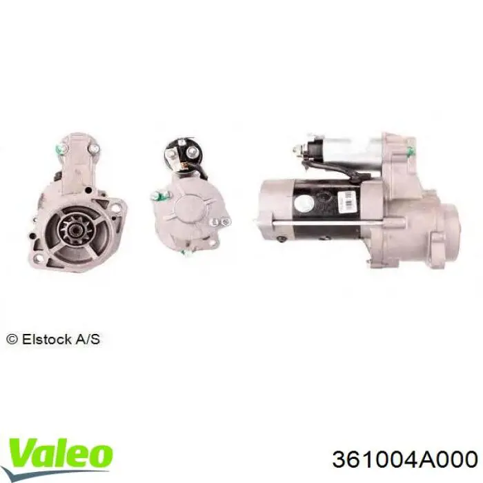 361004A000 VALEO motor de arranque