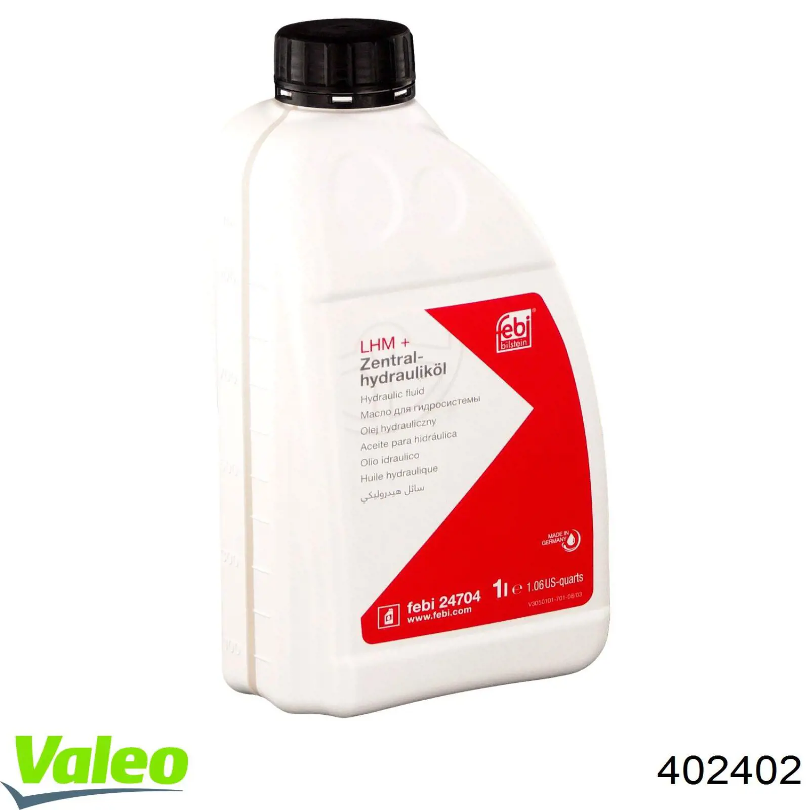 Líquido de freno VALEO 0.5 L DOT 4 (402402)