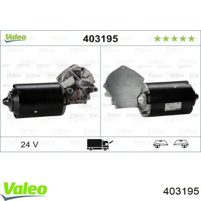 403195 VALEO motor del limpiaparabrisas del parabrisas