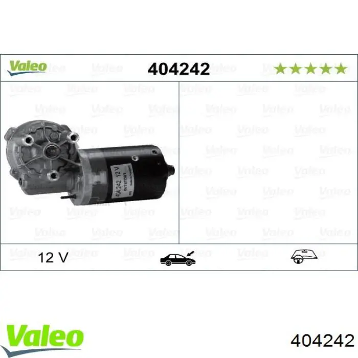 Comprar 404242 VALEO Motor limpiaparabrisas