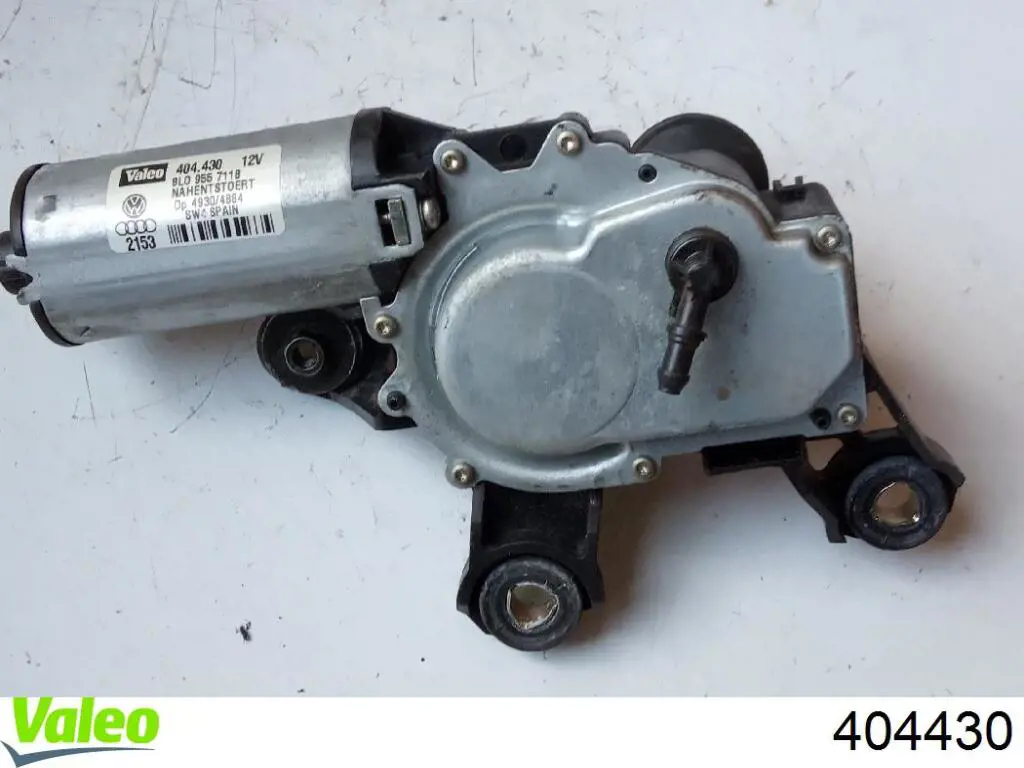 404430 VALEO Motor del limpiaparabrisas trasero
