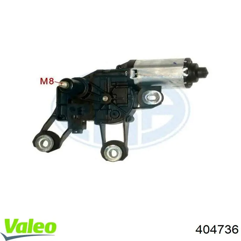 Motor limpiaparabrisas, trasera 404736 VALEO