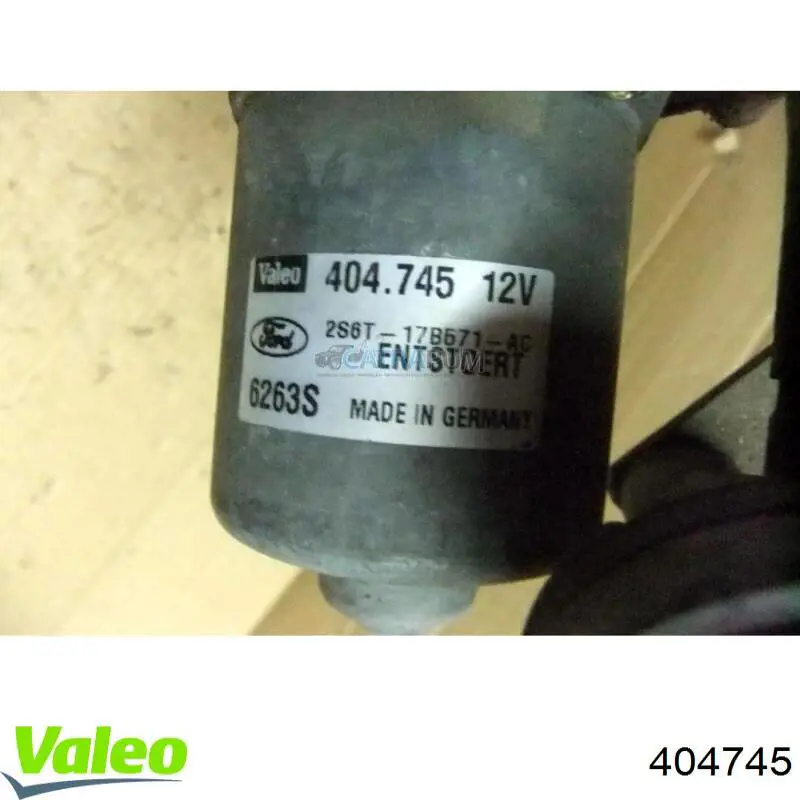 404745 VALEO motor del limpiaparabrisas del parabrisas