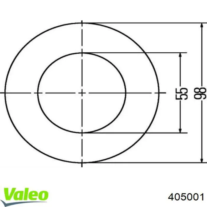 Motor limpiaparabrisas 405001 VALEO