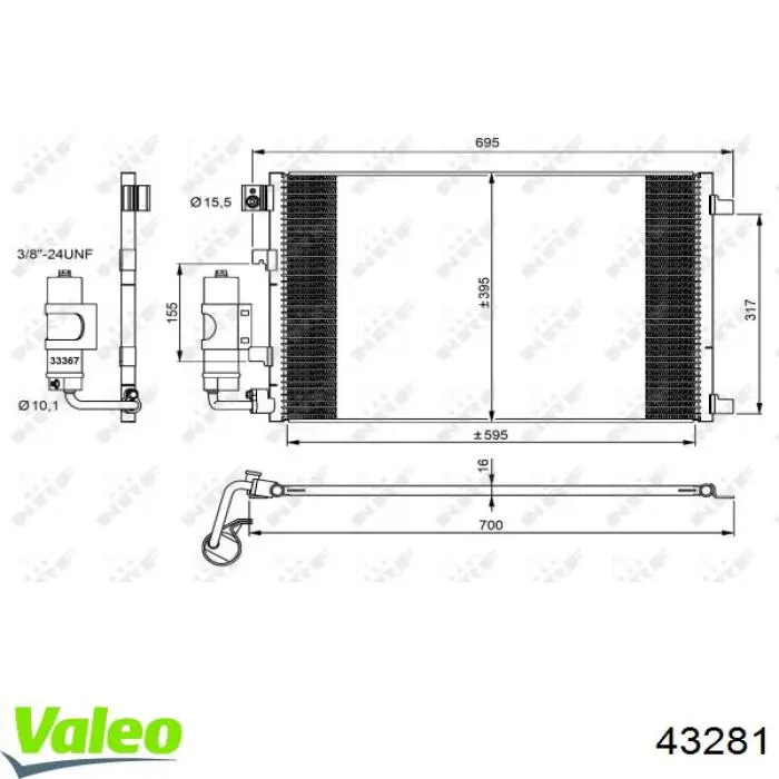 Faro derecho 43281 VALEO