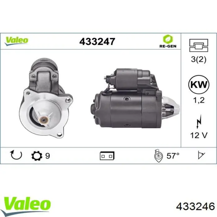 Motor de arranque 7701499200 Renault (RVI)