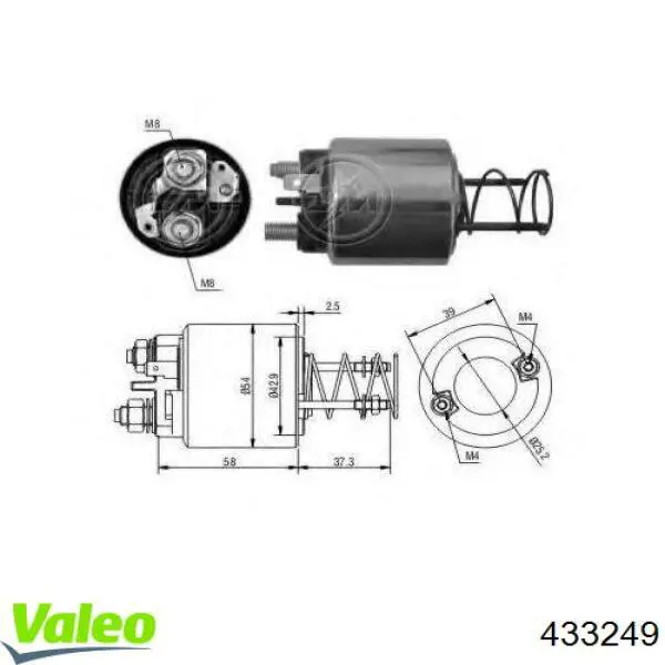 433249 VALEO Arranque motores