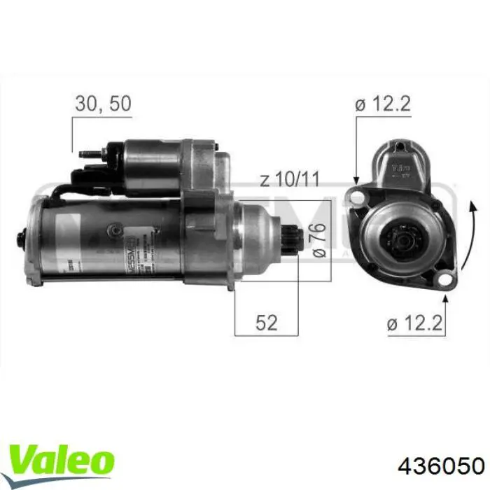 Arrancador VALEO 436050