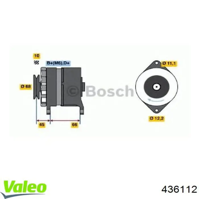 CMA506IR MSG Alternador de coche