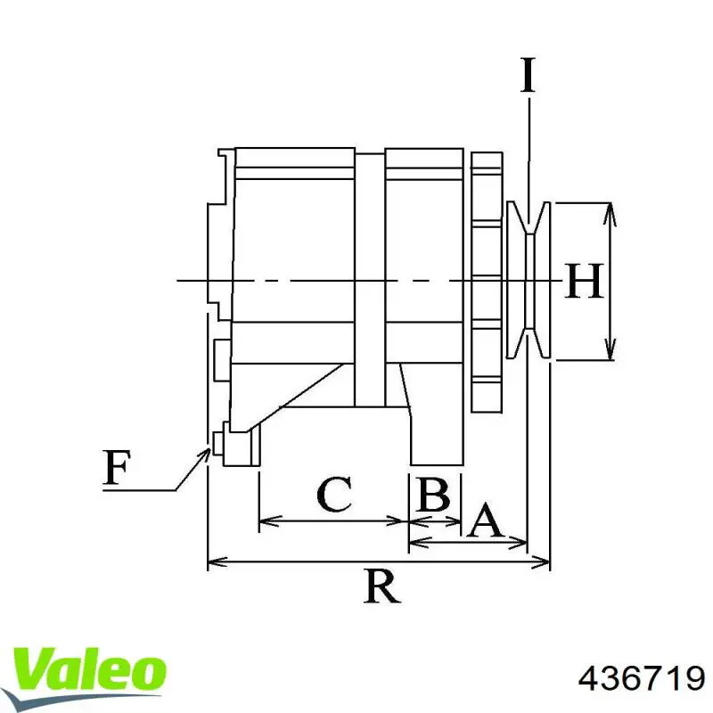 6204010 Opel alternador