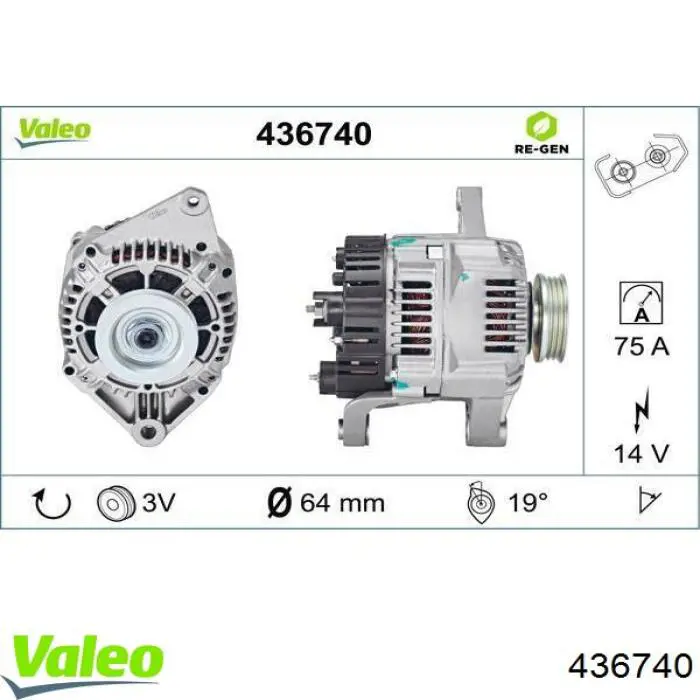 Comprar 7700424585 Renault (RVI) Dynamo