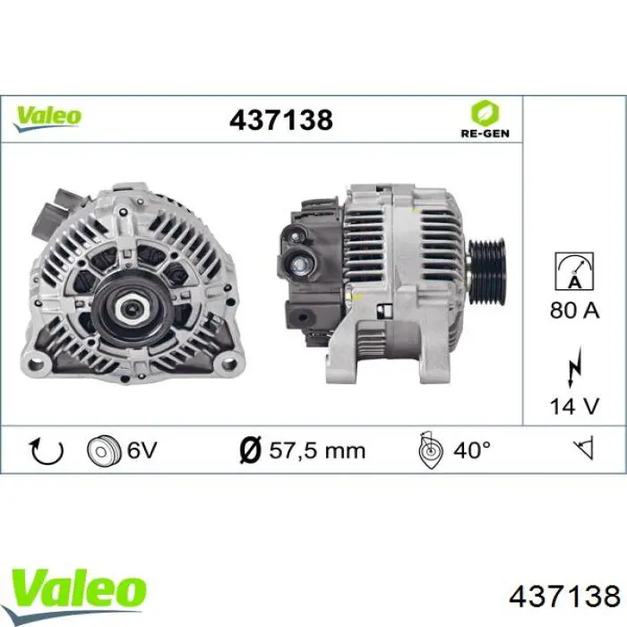 Comprar 437138 VALEO Dynamo