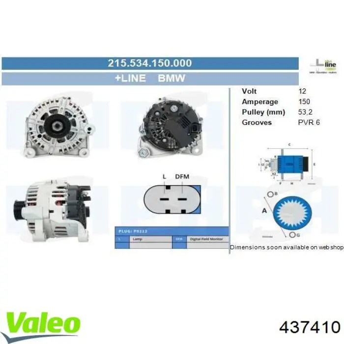 CAL15295 Casco alternador