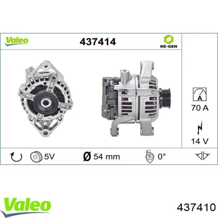 Generador VALEO 437410