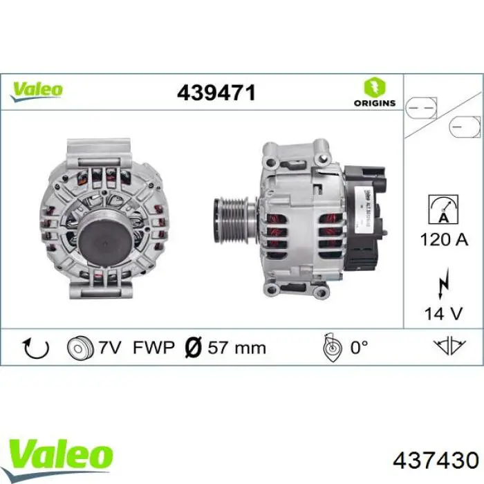 Generador VALEO 437430