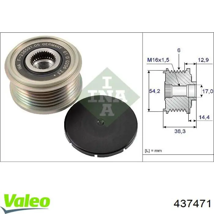 Generador VALEO 437471