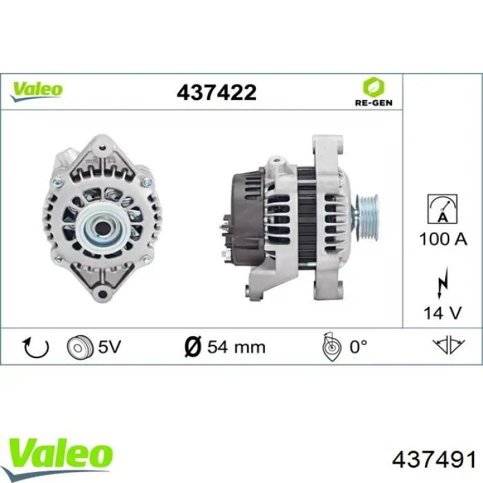 0123510066 Mercedes alternador