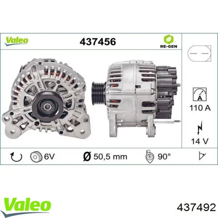Alternador del motor Starline AX1343 precio, desde 194,63 EUR