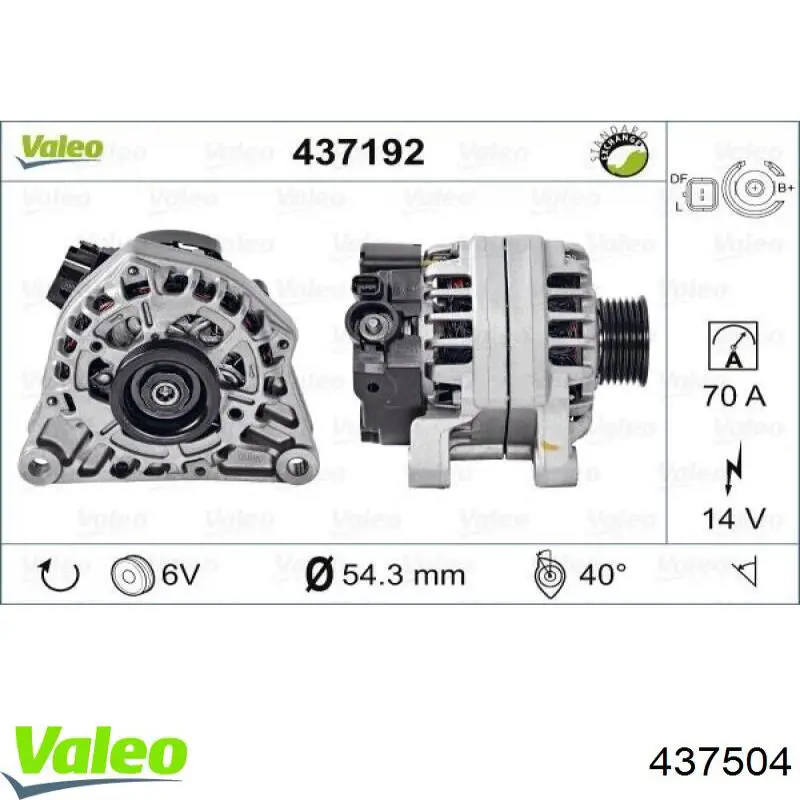 Generador VALEO 437504