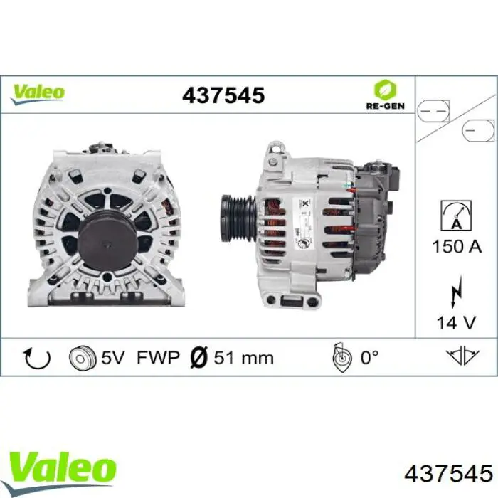 Alternador del motor Mercedes TG15C057 precio, desde 123,42 EUR