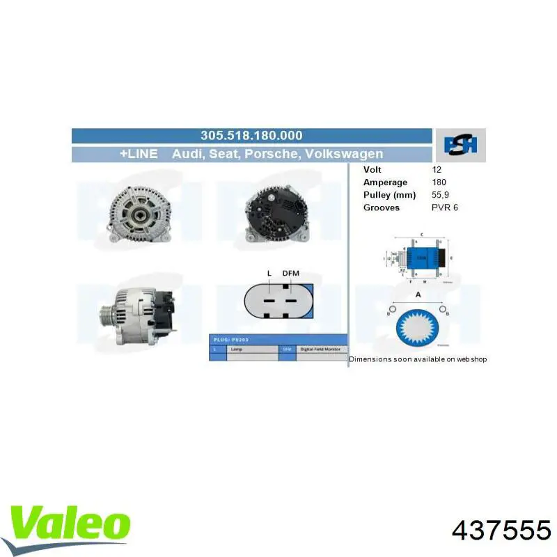 Generador VALEO 437555