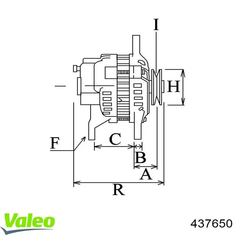 437650 VALEO alternador