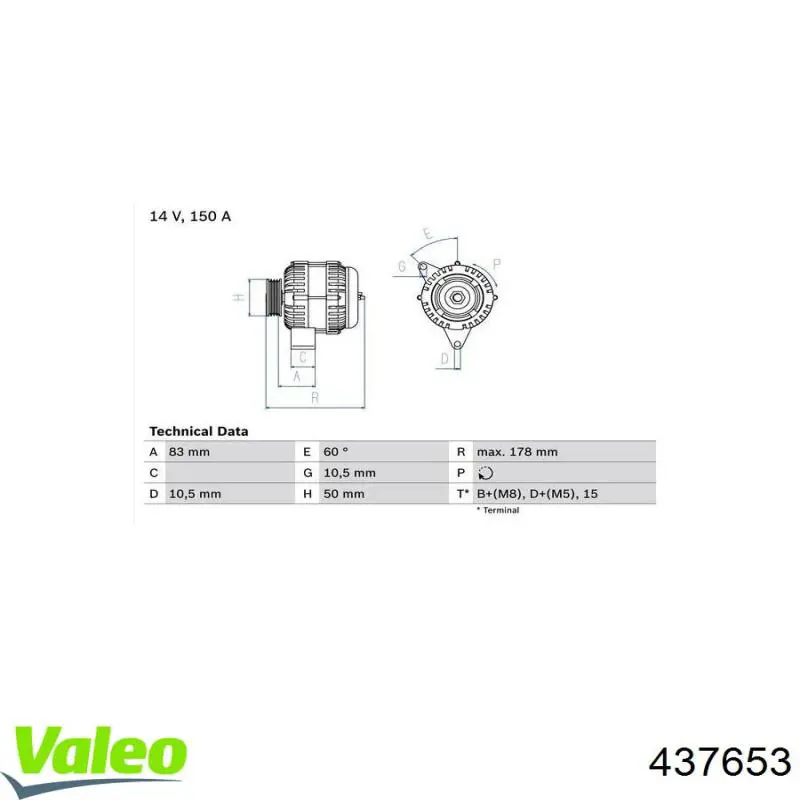 011154320287 Mercedes alternador