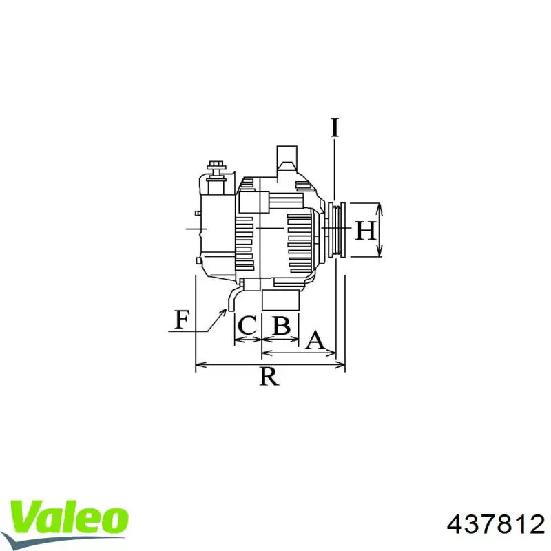 437812 VALEO alternador