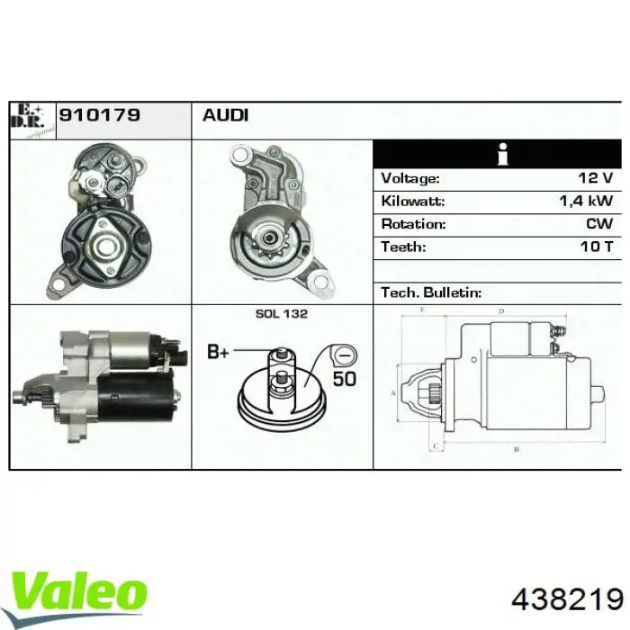 Comprar TS12ER20 VAG Motores de arranque