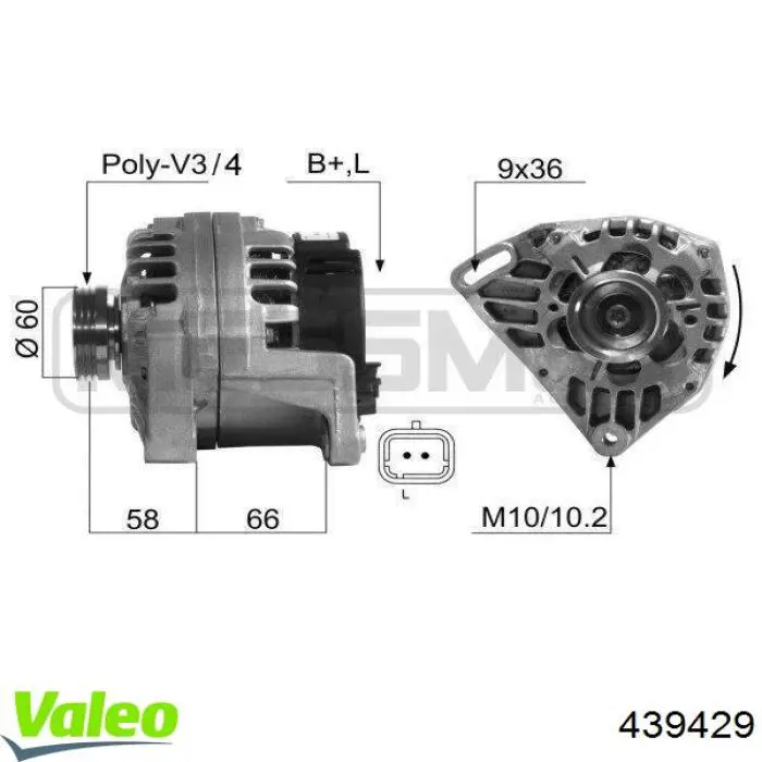 439429 VALEO alternador