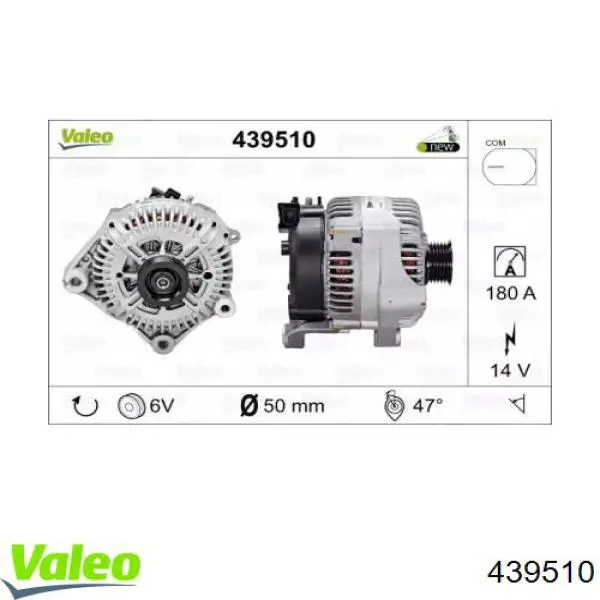 439510 VALEO alternador