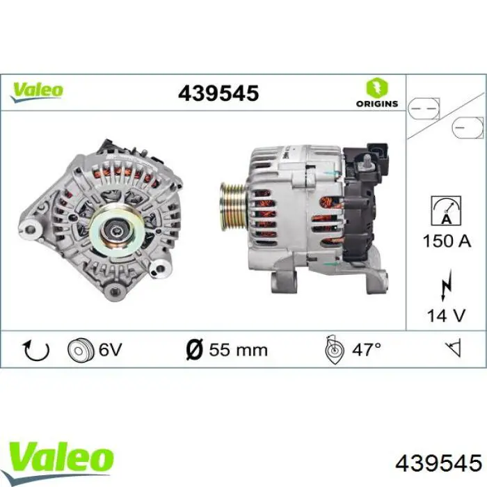 Generador VALEO 439545