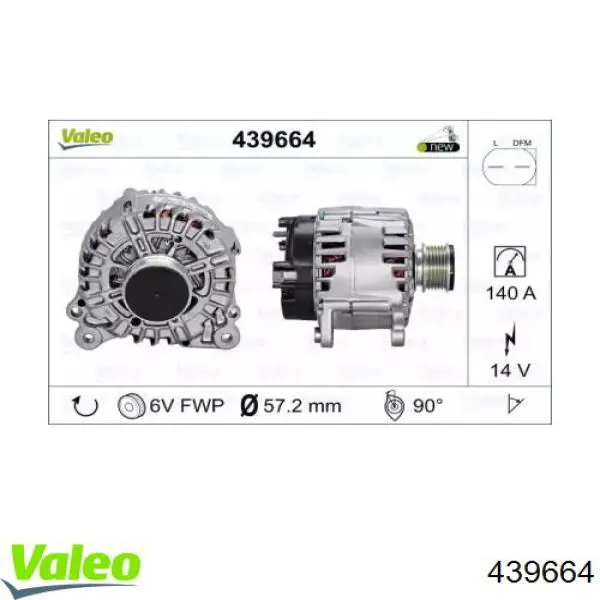 Alternador Volkswagen Caddy 4 SAB, SAJ