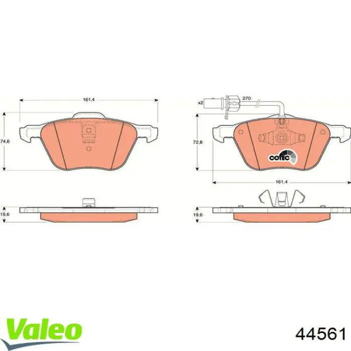 Luz diurna izquierda VALEO 44561 precio, desde 431,21 EUR