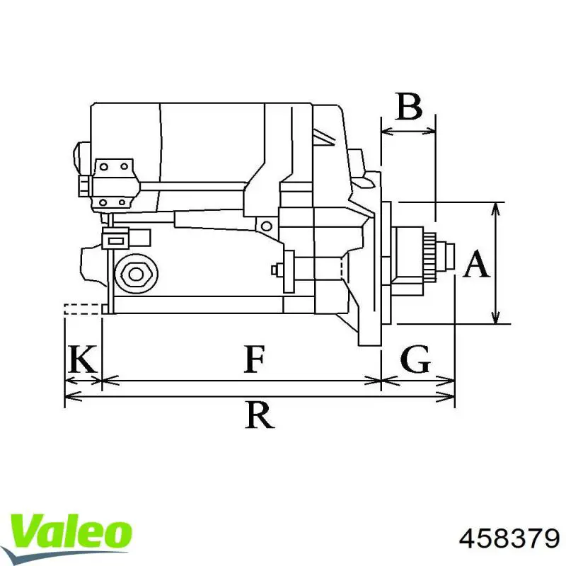 22800078001 Rover motor de arranque